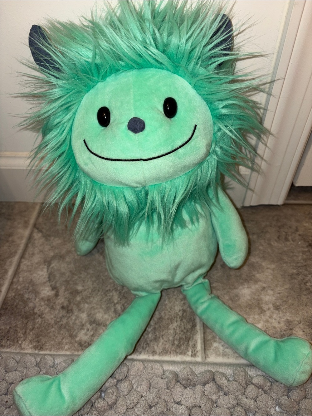 Jellycat Mint-Teal Fuzzy Monster Plush - Picture 2 of 5